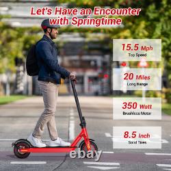 Folding Electric Scooter 15.5MPH 350W Motor Adult Commuter E-Scooter APP Control