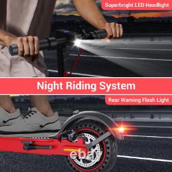 Folding Electric Scooter 15.5MPH 350W Motor Adult Commuter E-Scooter APP Control