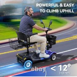 Folding Mobility Scooter for Adult Powered Mobility Scooter All Terrain 12V20AH