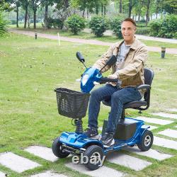 Heavy-Duty 4 Wheel Mobility Scooter for Seniors 12 Mile Long Range 265LBS