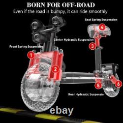 IENYRID 2OOOW Adult Foldable Electric Scooter Dual Motor E Scooter 31MPH 38Miles