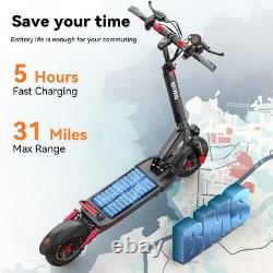 IENYRID M4 Electric Scooters for Adults with Seat E-Scooter 48V/10Ah 28mph 600W