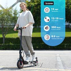 IScooter Electric Scooters 350W Motor 25km 8.5'' 9/19mph Adult Commuting Scooter