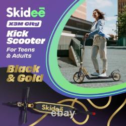 Kick Scooter Kids Teens Adults Adjustable Handlebar Anti-Shock Folding Portable