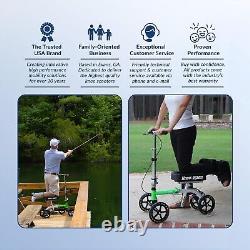 Knee Scooter, Compact & Foldable Crutch Alternative for Foot Injuries, Adults