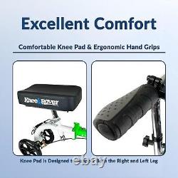 Knee Scooter, Compact & Foldable Crutch Alternative for Foot Injuries, Adults