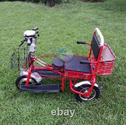 ONE Foldable Portable Electric Mobility Scooter Battery Power Elderly Tricycle