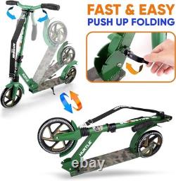 Portable 2-Wheel Kick Scooter with Adjustable Handlebar Perfect for All Ages