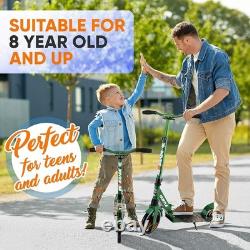 Portable 2-Wheel Kick Scooter with Adjustable Handlebar Perfect for All Ages