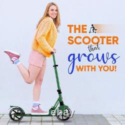 Portable 2-Wheel Kick Scooter with Adjustable Handlebar Perfect for All Ages