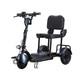 Portable 3-wheel Folding Electric Mobility Scooter Dbl Motor Lightweight Scooter