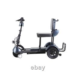 Portable 3-Wheel Folding Electric Mobility Scooter Dbl Motor Lightweight Scooter