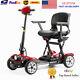 Portable 4-wheel Folding Electric Powered Mobility Scooters For Seniors Adults
