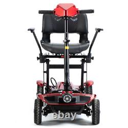 Portable 4-Wheel Folding Electric Powered Mobility Scooters for Seniors Adults