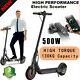 Portable 500w 35km/h Electric Scooter 30km Adult Fold Travel Commute Black Us