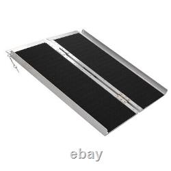 Portable 6ft Folding Aluminum Wheelchair Scooter Ramps