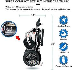 Portable Collapsible Folding Lightweight Electric Wheelchair Power Wheelchair