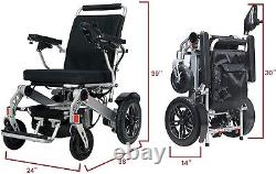 Portable Collapsible Folding Lightweight Electric Wheelchair Power Wheelchair