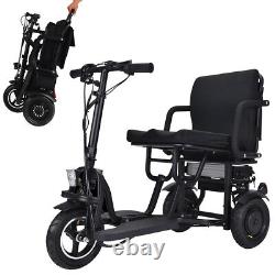Portable Double Motor 700W 3-Wheels Folding Electric Power Mobility Scooter
