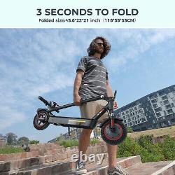 Portable Electric Scooter 500W 22Miles with Front & Rear Double Shock Absorption