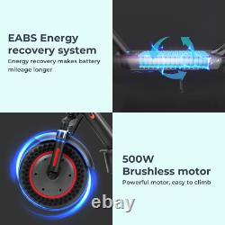 Portable Electric Scooter 500W 22Miles with Front & Rear Double Shock Absorption