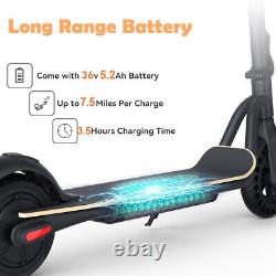 Portable Electric Scooter Adult Long Range Battery Folding Escooter Safe Commute