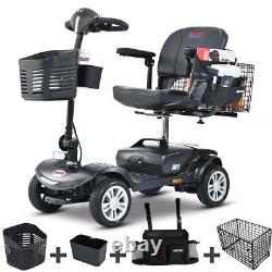 Portable Folding 24V 50A Electric Scooter for Travel Holiday, Camping, Supermarket