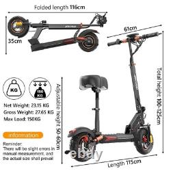 Portable Folding Electric Scooter 1000W Long Range 38Km 3-Speed Modes E-Scooters