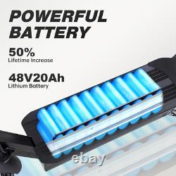 Portable Folding Electric Scooter 1200W Dual Motor High Speeds Up to 34.5mph