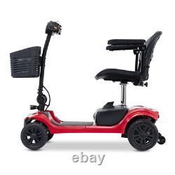 Portable Folding Mobility Scooter 300lbs Wheelchair Scooter For Home Travel