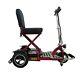 Red Enhance Mobility Triaxe Cruze Foldable Portable Electric Travel Scooter