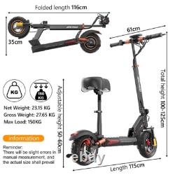 Rechargeable Folding Electric Scooter Adult Kick E-scooter Safe Urban Commuter