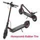 Rubber Tire Electric Scooter Adult, Portable, 8.5 350w Up To 15.8 Miles, Black