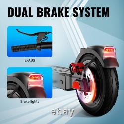 SISIGAD 10 in Electric Scooter Peak 600W 10.4AH Adult Portable Folding E-Scooter