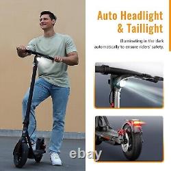 SISIGAD Electric Scooter 10 Solid Tires Portable Folding E-Scooter for Adults