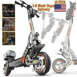 Scooter Electric Adult Folding Scooter with Seat, box Basket, e scooter 9OOW Peak