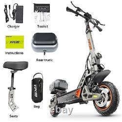 Scooter Electric Adult Folding Scooter with Seat, box Basket, e scooter 9OOW Peak