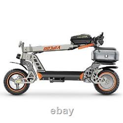 Scooter Electric Adult Folding Scooter with Seat, box Basket, e scooter 9OOW Peak