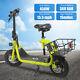 Sports Electric Scooter Adult With Seat Electric Moped For Adult Commuter New Us