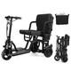 Three-wheel Folding Mobility Scooter For Adult, 8ah Battery, 300w Range 15 Miles