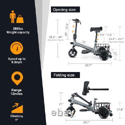 Ultra Lightweight Mobility Scooter for Adults, Electric Powered Mobility Scooter