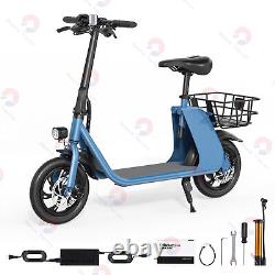 Updated 450W Foldable Electric Scooters Bike Adult Moped Commuter E-bike Biycle