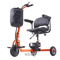 VEVOR Portable 3 Wheel Mobility Scooters for Seniors 12 Mile Range Max 330LBS