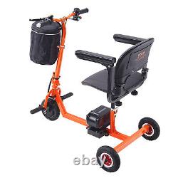 VEVOR Portable 3 Wheel Mobility Scooters for Seniors 12 Mile Range Max 330LBS