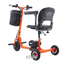 VEVOR Portable 3 Wheel Mobility Scooters for Seniors 12 Mile Range Max 330LBS