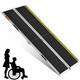 Wheelchair Ramp 7 Foot Aluminum Folding Mobility Scooter Portable Non-slip