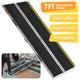 Wheelchair Ramp 7 Foot Aluminum Folding Mobility Scooter Portable Non-slip