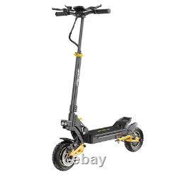 10 2400W Trottinette Électrique Pliable pour Adultes avec Double Amortissement