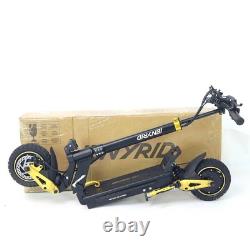 10 2400W Trottinette Électrique Pliable pour Adultes avec Double Amortissement