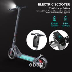 2024 Scooter Électrique Portable 630W 10.4AH 40KM Adulte Pliable Voyage Vélo Noir